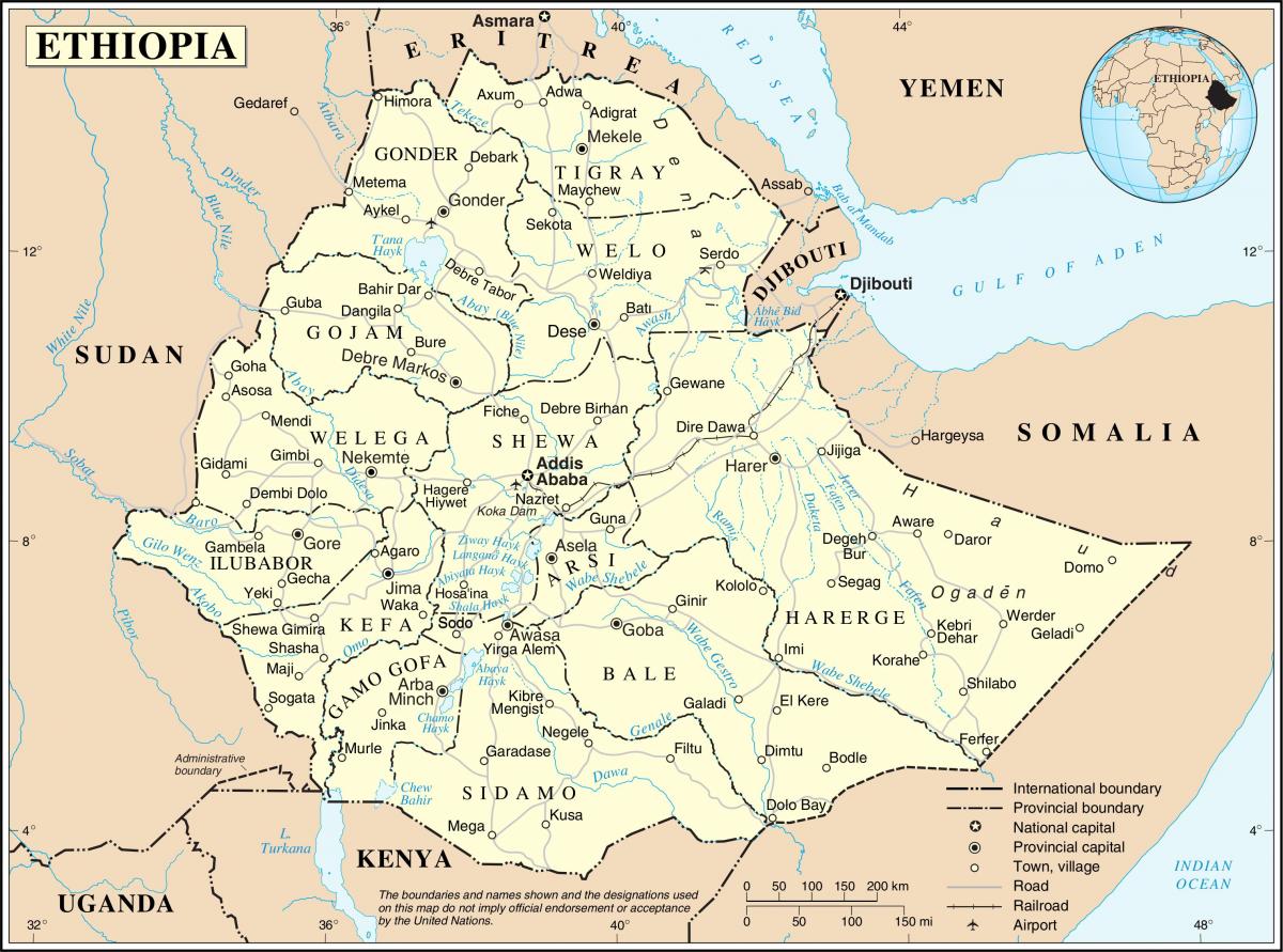 Etiopija mapping agency